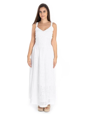 Isla Bonita by SIGRIS Sukienka w kolorze białym rozmiar: L