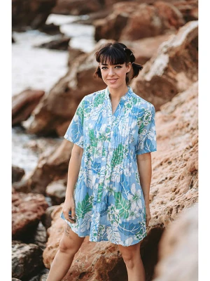 Isla Bonita by SIGRIS Sukienka w kolorze błękitnym rozmiar: XL