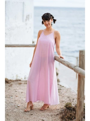 Isla Bonita by SIGRIS Sukienka w kolorze jasnoróżowym rozmiar: L