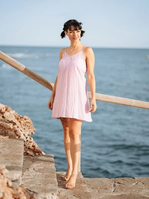Isla Bonita by SIGRIS Sukienka w kolorze jasnoróżowym rozmiar: S