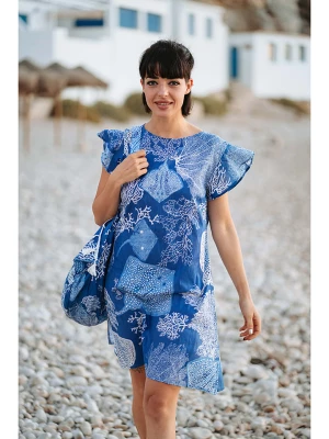 Isla Bonita by SIGRIS Sukienka w kolorze niebieskim rozmiar: L