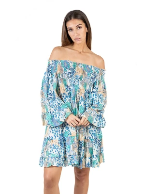 Isla Bonita by SIGRIS Sukienka w kolorze niebiesko-turkusowym rozmiar: XL