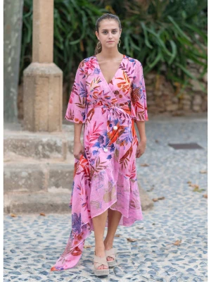 Isla Bonita by SIGRIS Sukienka w kolorze różowym rozmiar: M