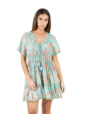 Isla Bonita by SIGRIS Sukienka w kolorze turkusowym rozmiar: XL