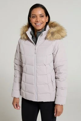 Isla Extreme damska krótka kurtka puchowa - Beige Mountain Warehouse