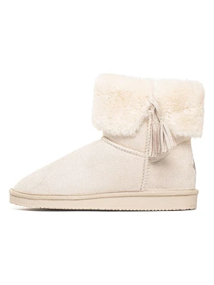 ISLAND BOOT Botki zimowe "Cinnamon" w kolorze kremowym rozmiar: 38