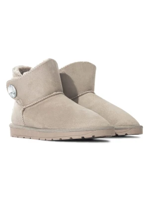 ISLAND BOOT Botki zimowe "Dona" w kolorze beżowym rozmiar: 36