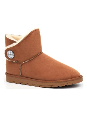 ISLAND BOOT Botki zimowe "Dona" w kolorze jasnobrązowym rozmiar: 41