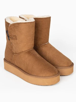 ISLAND BOOT Botki zimowe "Emmy" w kolorze jasnobrązowym rozmiar: 37