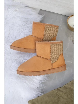 ISLAND BOOT Botki zimowe "Tenny" w kolorze jasnobrązowym rozmiar: 37