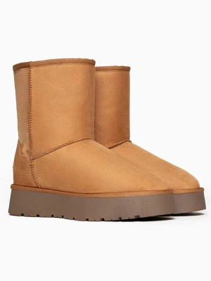 ISLAND BOOT Botki zimowe w kolorze jasnobrązowym rozmiar: 38