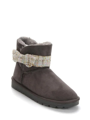 ISLAND BOOT Botki zimowe "Winny Tweed" w kolorze szarym rozmiar: 40