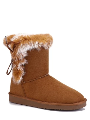 ISLAND BOOT Kozaki zimowe "Cora" w kolorze jasnobrązowym rozmiar: 36