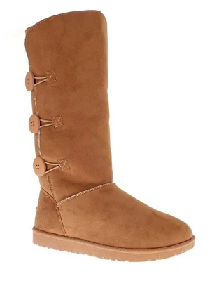 ISLAND BOOT Kozaki zimowe "Flora" w kolorze jasnobrązowym rozmiar: 39