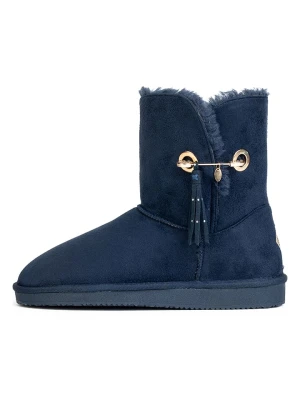 ISLAND BOOT Kozaki zimowe "Whale" w kolorze granatowym rozmiar: 36