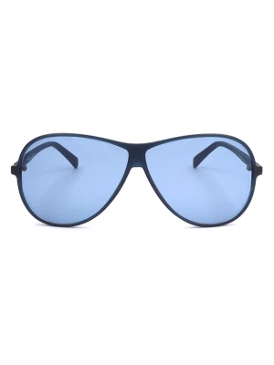 Italia Independent Męskie okulary przeciwsłoneczne w kolorze granatowo-błękitnym rozmiar: 60