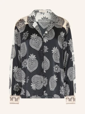 Ivi Collection Bluzka Z Jedwabiu blau