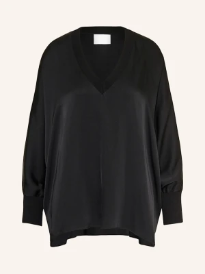 Ivi Collection Bluzka Z Jedwabiu schwarz CZARNY