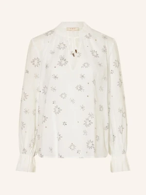 Ivi Collection Bluzka Z Kamieniami Ozdobnymi weiss