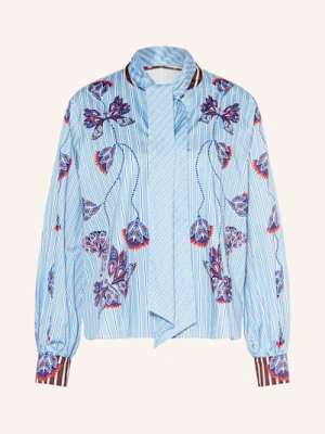Ivi Collection Bluzka Ze Zdejmowaną Wstążką blau