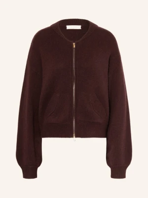 Ivi Collection Kardigan rot CIEMNOCZERWONY