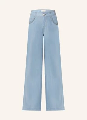 Ivi Collection Spodnie W Stylu Jeansowym blau