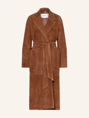 Ivy Oak Płaszcz Skórzany Lisa braun