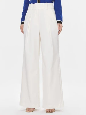 IVY OAK Spodnie materiałowe Peony IO1100X5121 Écru Regular Fit