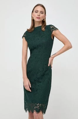 Ivy Oak sukienka kolor zielony mini dopasowana IO1100X7044