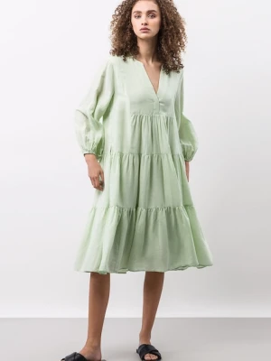 Ivy Oak sukienka z lnem