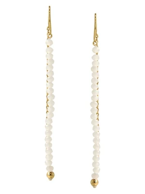 ivy Pozłacane kolczyki z kryształami rozmiar: onesize