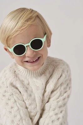 IZIPIZI okulary przeciwsłoneczne dziecięce KIDS PLUS #d kolor turkusowy #d