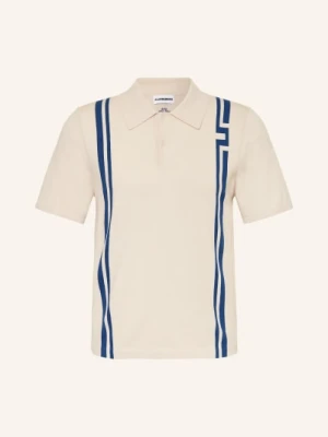 J.Lindeberg Dzianinowa Koszulka Polo beige