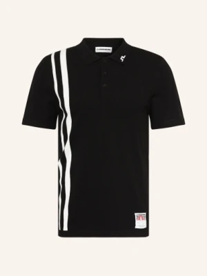 J.Lindeberg Dzianinowa Koszulka Polo schwarz