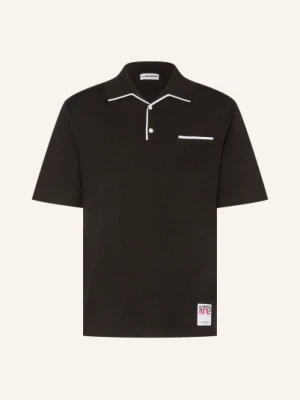 J.Lindeberg Dzianinowa Koszulka Polo schwarz
