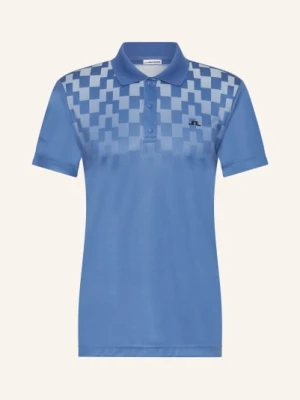 J.Lindeberg Funkcjonalna Koszulka Polo blau
