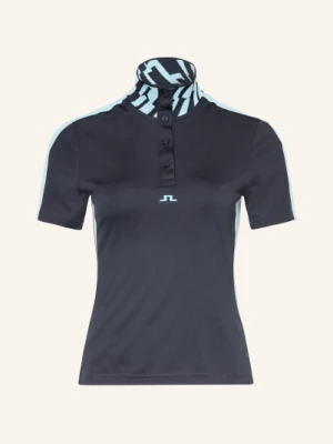 J.Lindeberg Funkcjonalna Koszulka Polo blau