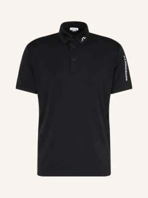 J.Lindeberg Funkcjonalna Koszulka Polo schwarz