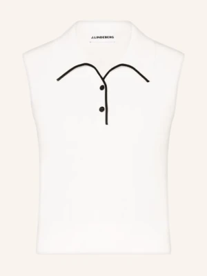 J.Lindeberg Funkcjonalna Koszulka Polo weiss