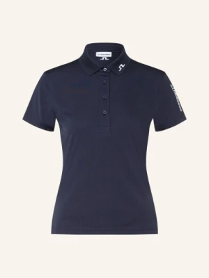 J.Lindeberg Funkcyjna Koszulka Polo blau