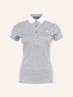J.Lindeberg Funkcyjna Koszulka Polo grau