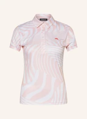 J.Lindeberg Funkcyjna Koszulka Polo rosa