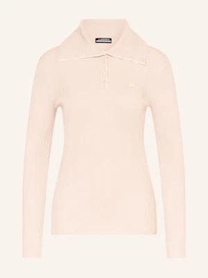 J.Lindeberg Funkcyjna Koszulka Polo rosa