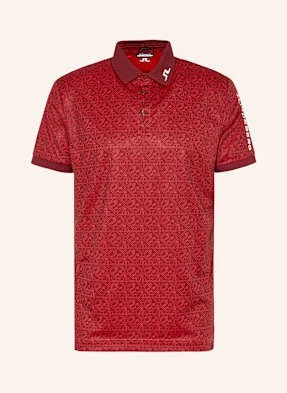 J.Lindeberg Funkcyjna Koszulka Polo rot