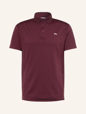 J.Lindeberg Funkcyjna Koszulka Polo rot CIEMNOCZERWONY