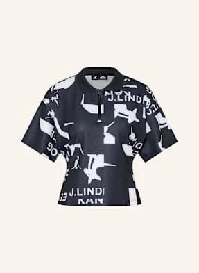 J.Lindeberg Funkcyjna Koszulka Polo schwarz