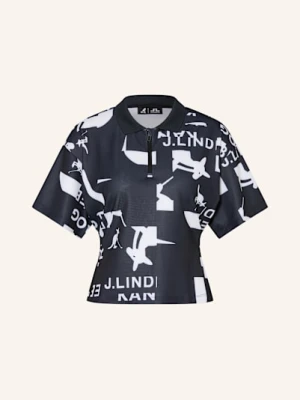 J.Lindeberg Funkcyjna Koszulka Polo schwarz
