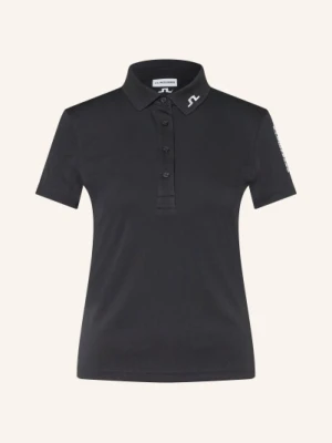 J.Lindeberg Funkcyjna Koszulka Polo schwarz