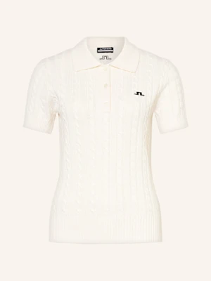 J.Lindeberg Koszulka Polo Z Dzianiny weiss