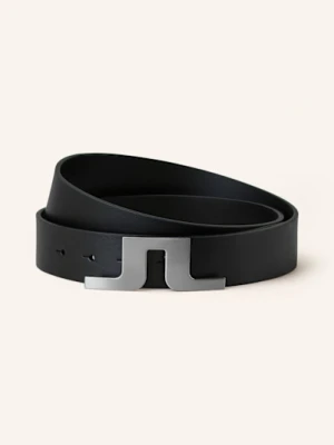 J.Lindeberg Pasek Skórzany schwarz